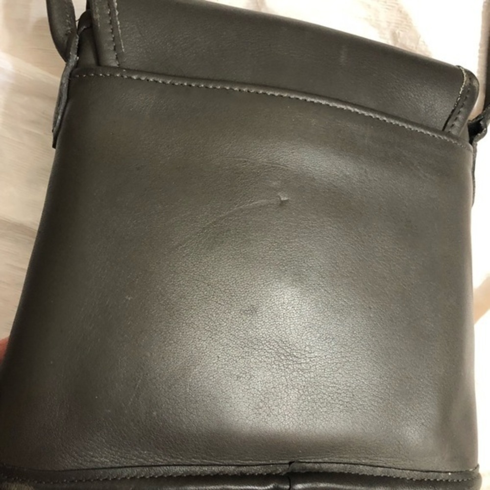 Coach vintage gray leather tango crossbody bag 9049 Costa Rica - Picture 15 of 16